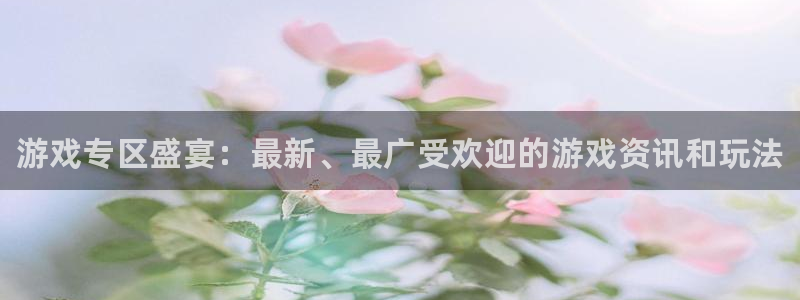 杜邦娱乐平台注册资金多少：游戏专区盛宴：最新、最广受欢迎的游